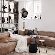 cognac accessoires woonkamer